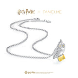 Harry Potter x FANCIME Hedwig Halskette aus Sterlingsilber