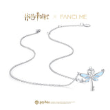 Harry Potter x FANCIME Flying Keys Sterling Silver Necklace Glow-in-the dark Design