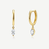 0.25 ct LGD Marquise Glow 14K Gold Drop Earrings
