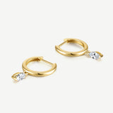 0.25 ct LGD Marquise Glow 14K Gold Drop Earrings