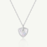 Trinity Signature Silver Necklace in Mother of Pearl