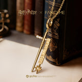 Harry Potter x FANCIME Draco Malfoy Wand Silver Charm Necklaces