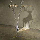 Harry Potter x FANCIME Patronus Mark Silver Necklace Thermochromic Design