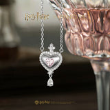 Harry Potter x FANCIME Liebestrank-Halskette aus Silber mit gebürsteter Textur