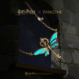 Harry Potter x FANCIME Flying Keys Sterling Silver Necklace Glow-in-the dark Design