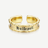 Harry Potter x FANCIME Hufflepuff House Sterling Silver Ring