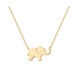 FANCIME Lucky Elephant Necklace 925 Sterling Silver High Polished Lucky Elephant Necklace