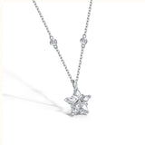 FANCIME "Ms Vega" Twinkling Star Alpha Lyrae Sterling Silver Necklace