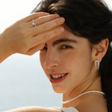 “Wisteria Whisper” Flower Silver Ring