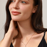 FANCIME "Golden Kiss" Butterfly 14K Yellow Gold Necklace