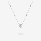 FANCI ME "Eternal Pulse" Sterling Silver Necklace White Main