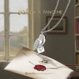 Harry Potter x FANCIME Hedwig Halskette aus Sterlingsilber