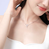 Wisteria Tendril Silver Necklace