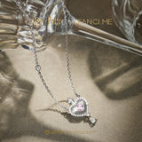 Harry Potter x FANCIME Liebestrank-Halskette aus Silber mit gebürsteter Textur