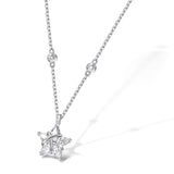 FANCIME "Ms Vega" Twinkling Star Alpha Lyrae Sterling Silver Necklace