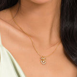 Nature-Inspired Lily of the Valley Dainty Silver Necklace