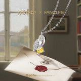 Harry Potter x FANCIME Hedwig Halskette aus Sterlingsilber