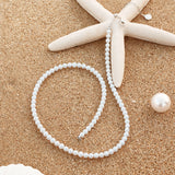 Pearl Blossom Silver Chain Necklace