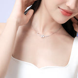 Wisteria Vine Silver Necklace