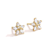 FANCIME "Ms Vega" Twinkling Star Alpha Lyrae Sterling Silver Stud Earring