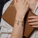 Harry Potter x FANCIME Magic Charm Sterling Silver Bracelet