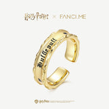Harry Potter x FANCIME Hufflepuff House Sterling Silver Ring
