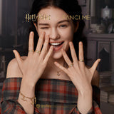 Harry Potter x FANCIME Hufflepuff House Sterling Silver Ring