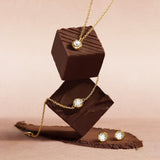 Bracelet pendentif en argent Promise Lock