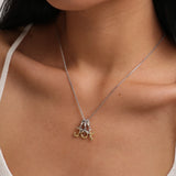 Molten Love Initial Charm Letter J in Sterling Silver