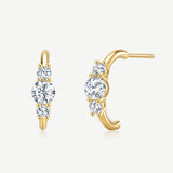 0.5 ct LGD Marquise Glow 14K Gold Hoop Earrings