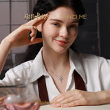 Harry Potter x FANCIME Liebestrank-Halskette aus Silber mit gebürsteter Textur