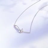 Wisteria Vine Silver Necklace