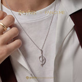 Harry Potter x FANCIME Harry Potter Wand Silver Charm Necklaces