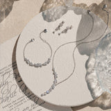 “Wisteria Whisper” Flower Bar Sterling Silver Necklace