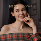 Harry Potter x FANCIME Hedwig Halskette aus Sterlingsilber