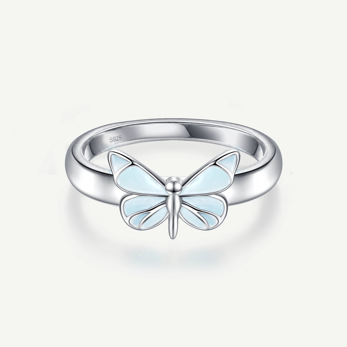 FANCIME "Starlight Butterfly" Luminous Enamel Ring