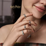 Harry Potter x FANCIME Hufflepuff House Silver Ring