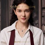 Harry Potter x FANCIME Patronus-Zeichen-Halskette aus Silber, im Dunkeln leuchtend