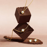Bracelet pendentif en argent Promise Lock