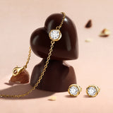 Bracelet pendentif en argent Promise Lock