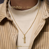 Harry Potter x FANCIME Ron Weasley Wand Silver Charm Necklaces