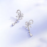 Wisteria Vine Silver Earrings