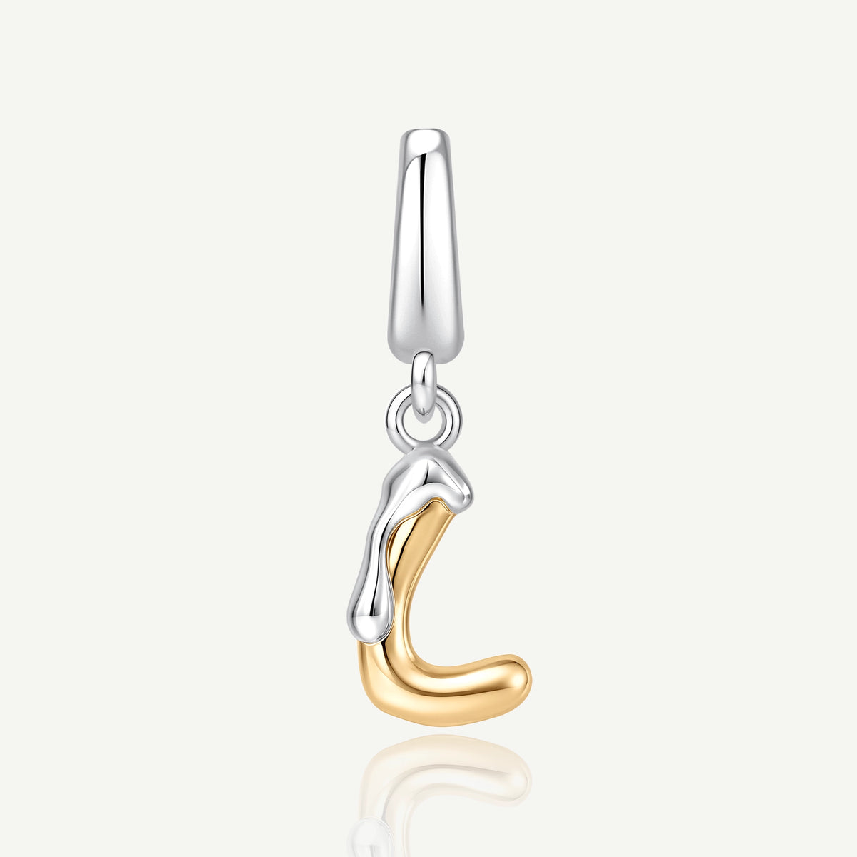Molten Love Initial Charm Letter L Sterling
