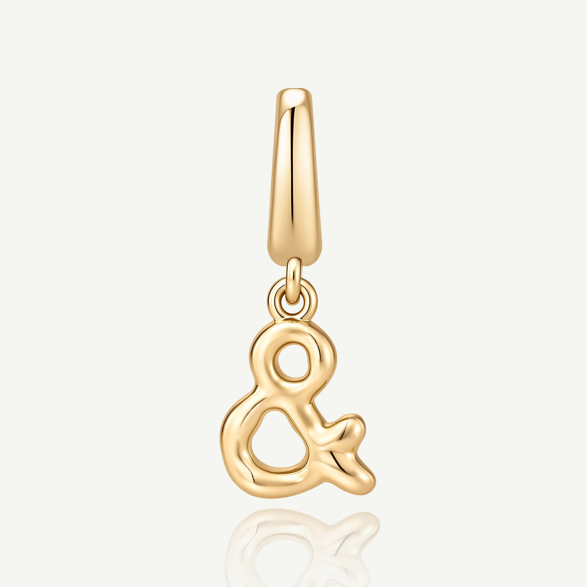 Molten Love Ampersand Symbol Charm Sterling