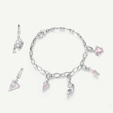 Sweet Cake Silver Charm