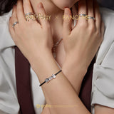 Harry Potter x FANCIME Leather Silver Bracelet
