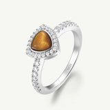 Trinity Essential Silver Ring in Tiger's Eye