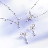 Wisteria Tendril Silver Necklace