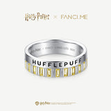 Harry Potter x FANCIME Hufflepuff House Silver Ring
