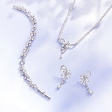 Wisteria Tendril Silver Necklace